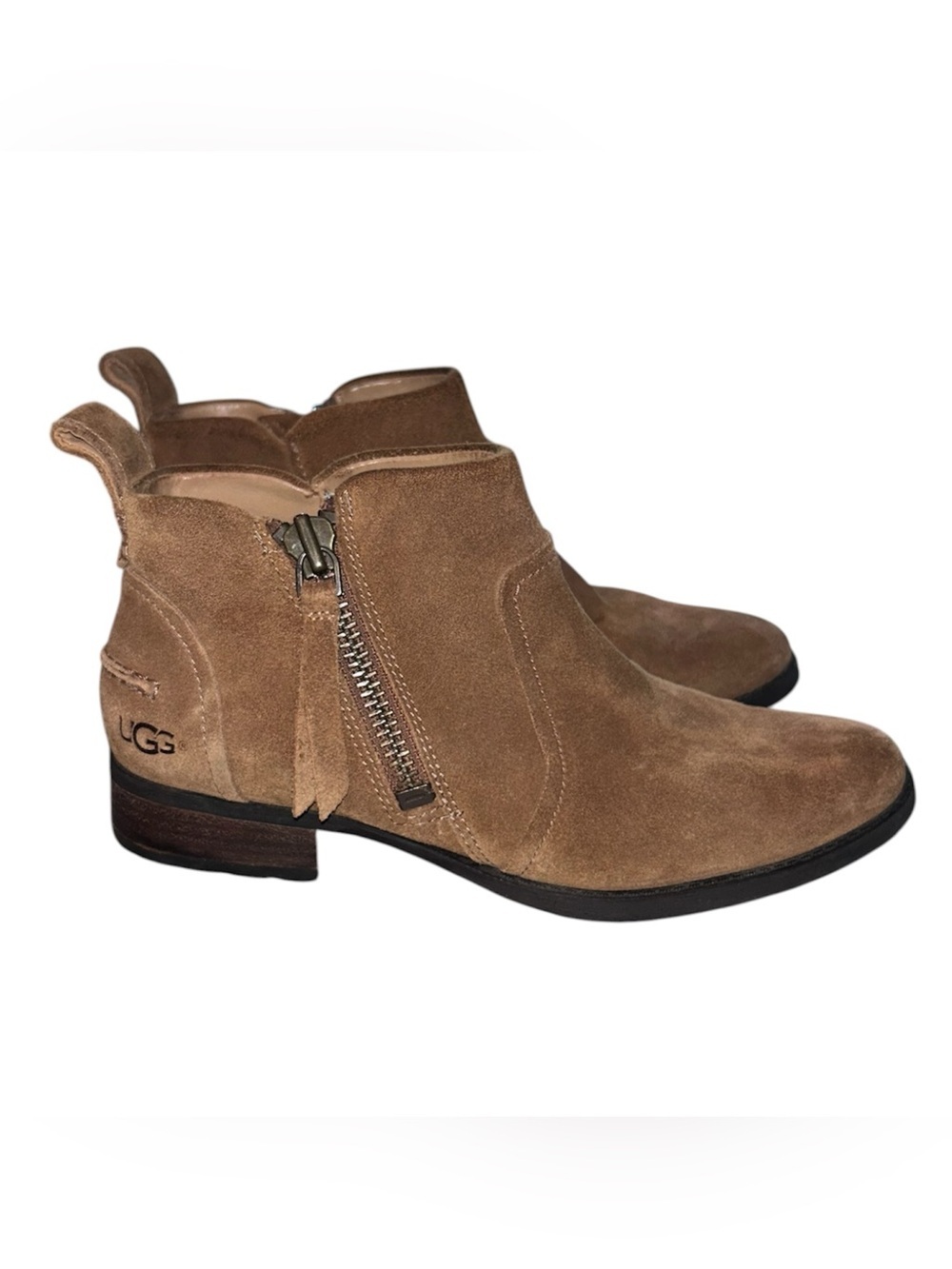 UGG Women's Auero II Suede Side-Zip Ankle Boots